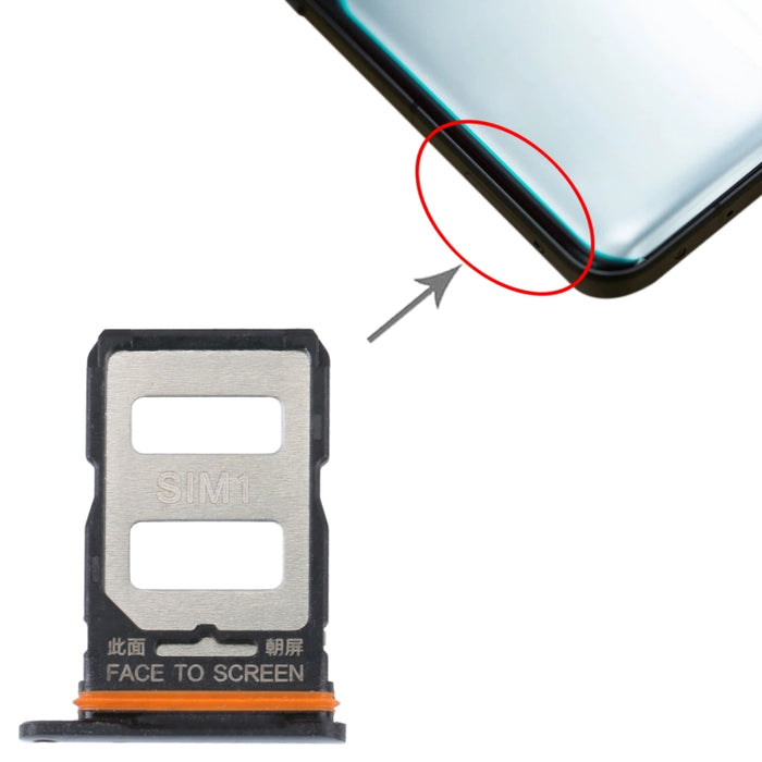 Para Xiaomi Redmi K50 Ultra / 12T / 12T Pro Bandeja de tarjeta SIM + Bandeja de tarjeta SIM, For Xiaomi Redmi K50 Ultra / 12T / 12T Pro