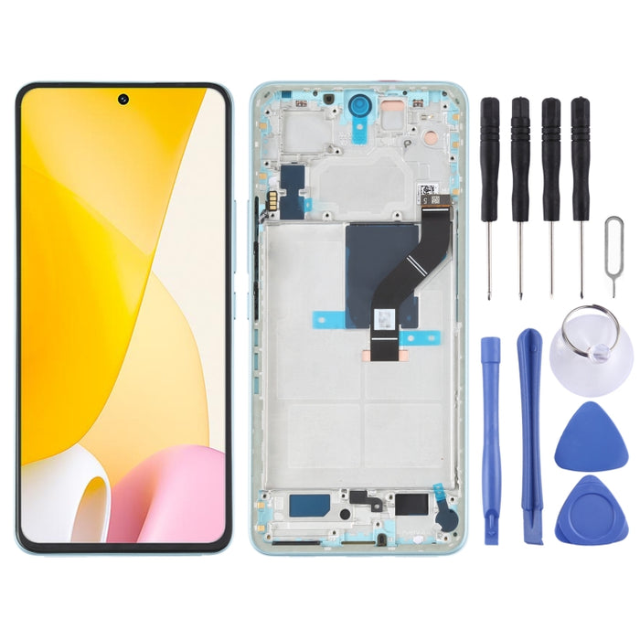 Pantalla LCD Original Para Xiaomi 12 Lite Digitalizador Montaje Completo Con Marco, For Xiaomi 12 Lite(Original)