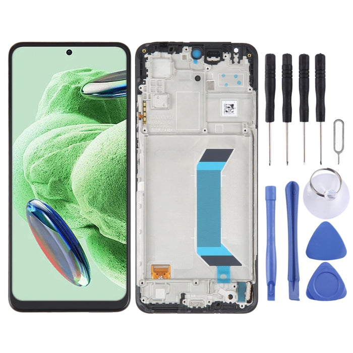 Pantalla LCD Original AMOLED para Xiaomi Redmi Note 12 China/Note 12 5G digitalizador montaje completo con marco, For Xiaomi Redmi Note 12 China / Note 12 5G / Poco X5