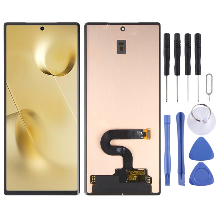 Pantalla secundaria LCD de material AMOLED original para Xiaomi Mi Mix Fold 2 con ensamblaje completo del digitalizador, For Xiaomi Mi Mix Fold 2 (Original Secondary Screen)