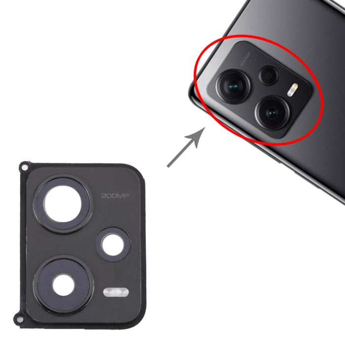 Marco de Lente de Cámara Trasera para Xiaomi Redmi Note 12 Pro+, For Xiaomi Redmi Note 12 Pro+