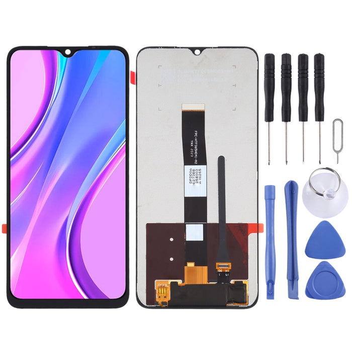 Pantalla LCD original y ensamblaje completo del digitalizador para Xiaomi Redmi 9 Versión India M2006C3MII M2004C3MI, For Xiaomi Redmi 9 India