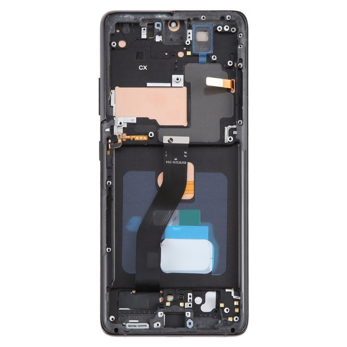 Pantalla LCD OLED para Samsung Galaxy S21 Ultra 5G SM-G998B Digitalizador Asamblea completa con marco