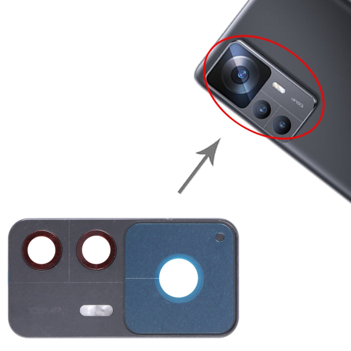 Marco de Lente de Cámara Trasera para Xiaomi 12T, For Xiaomi 12T