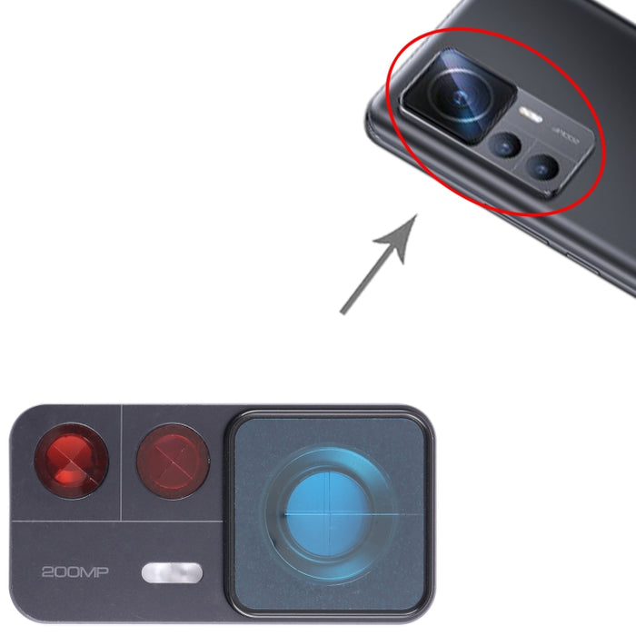 Marco de Lente de Cámara Trasera Original para Xiaomi 12T Pro, For Xiaomi 12T Pro