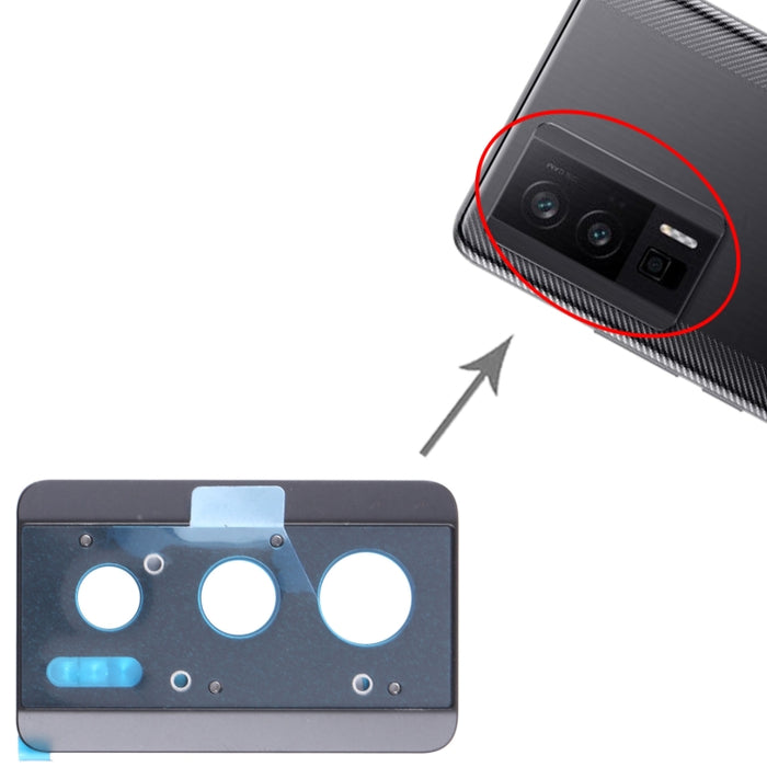 Marco de Lente de Cámara Trasera Original para Xiaomi Redmi K60E, For Xiaomi Redmi K60E