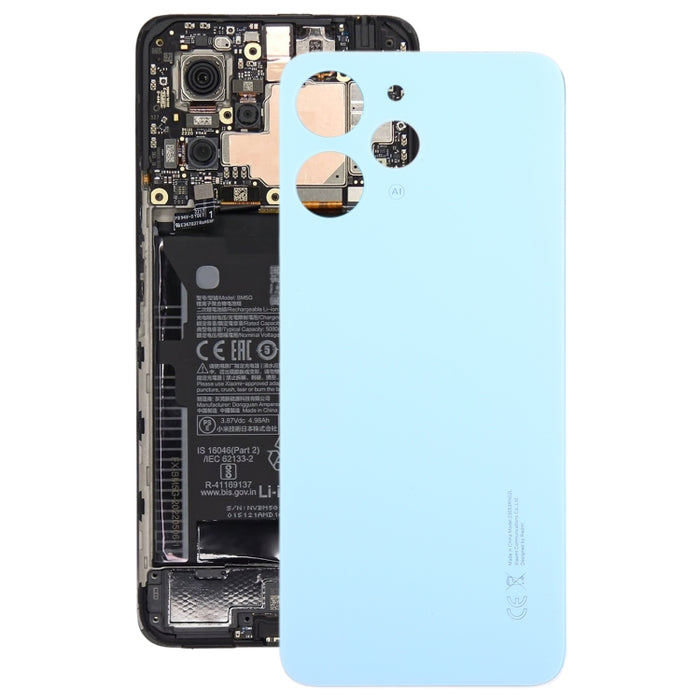 Para Xiaomi Redmi 12 4G OEM Material de vidrio Tapa trasera de batería, or Xiaomi Redmi 12 4G