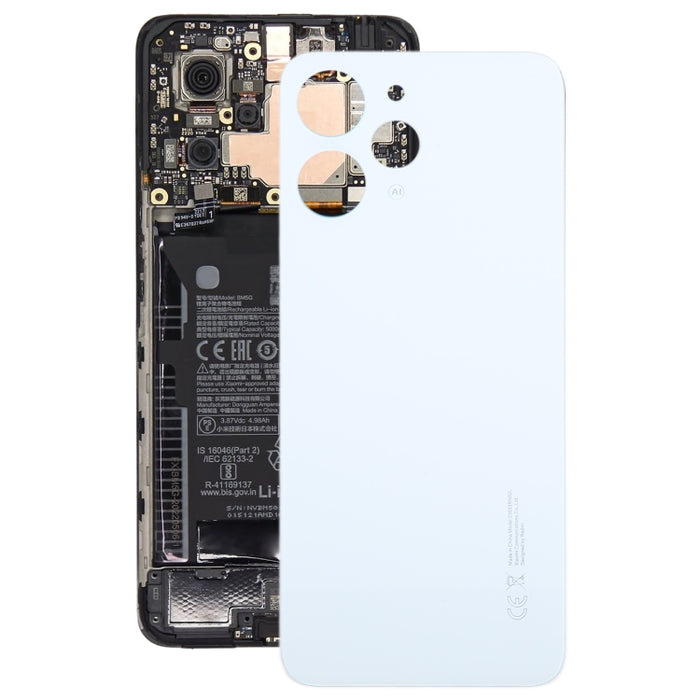 Para Xiaomi Redmi 12 4G OEM Material de vidrio Tapa trasera de batería, or Xiaomi Redmi 12 4G