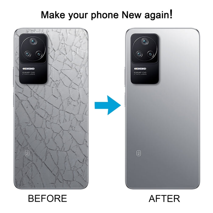Para Xiaomi Poco F4 OEM Material de vidrio Tapa trasera de batería, For Xiaomi Poco F4