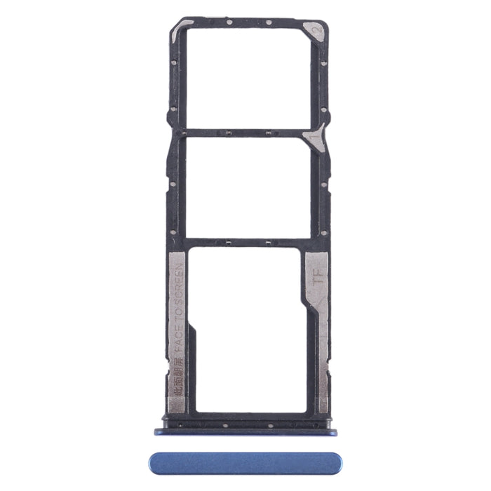 Para Xiaomi Poco M4 Pro Bandeja de tarjeta SIM + Bandeja de tarjeta SIM + Bandeja de tarjeta Micro SD, For Xiaomi Poco M4 Pro, For Xiaomi Poco M4 Pro(Baby Blue)