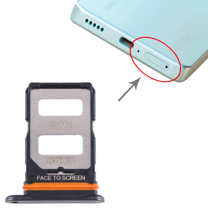 Para Xiaomi 12 Lite Bandeja de tarjeta SIM + Bandeja de tarjeta SIM, For Xiaomi 12 Lite
