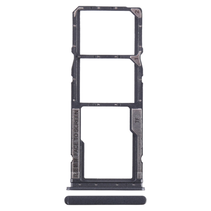 Para Xiaomi Redmi 12C Bandeja de tarjeta SIM + Bandeja de tarjeta SIM + Bandeja de tarjeta Micro SD, For Xiaomi Redmi 12C