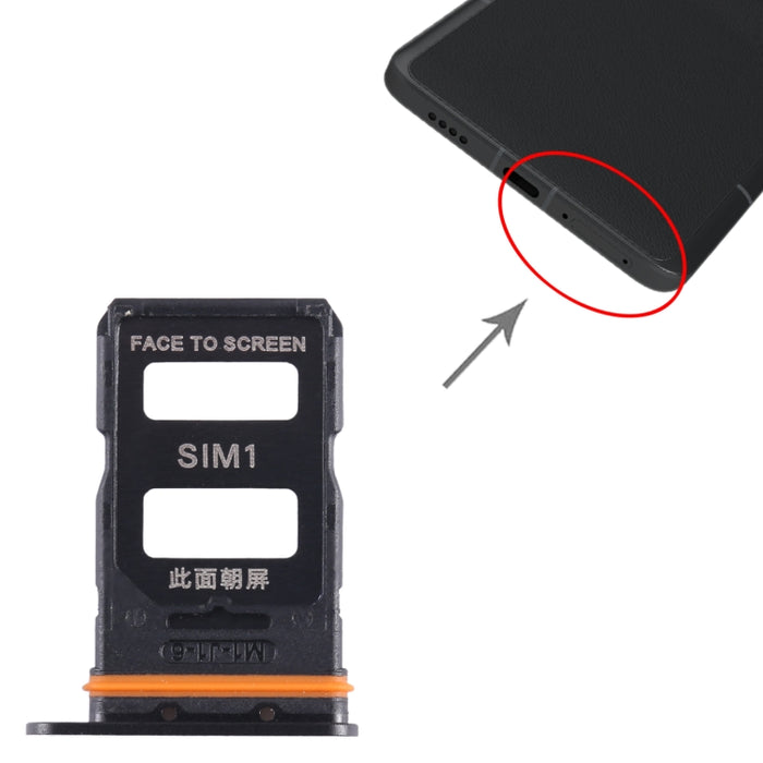 Para Xiaomi 13 Ultra Bandeja de tarjeta SIM + Bandeja de tarjeta SIM, For Xiaomi 13 Ultra