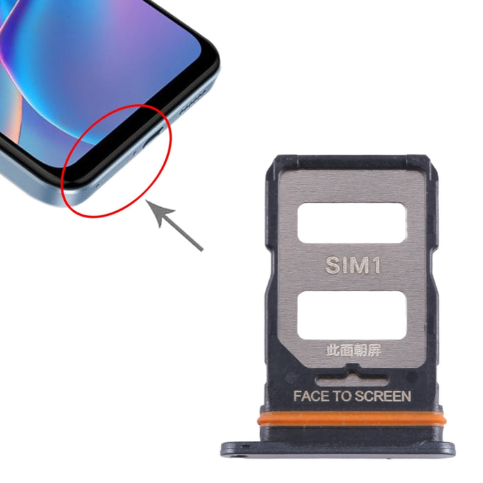 Para Xiaomi Redmi Note 12T Pro Bandeja de tarjeta SIM + Bandeja de tarjeta SIM, For Xiaomi Redmi Note 12T Pro