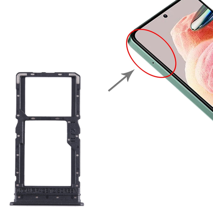 Para Xiaomi Redmi 12 4G Bandeja de tarjeta SIM + Bandeja de tarjeta SIM / Bandeja de tarjeta Micro SD, For Xiaomi Redmi 12 4G