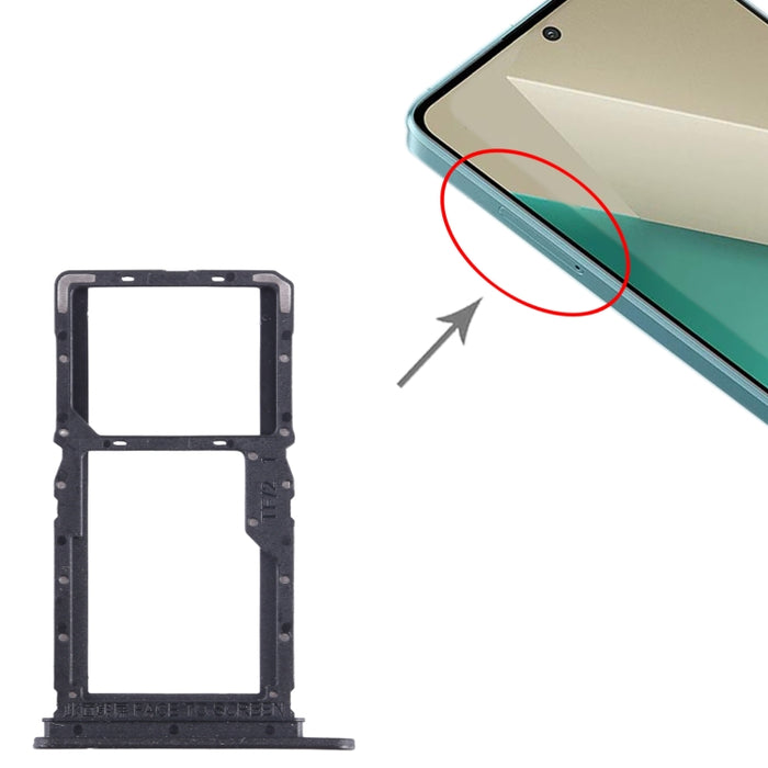 Para Xiaomi Note 13 Bandeja de tarjeta SIM + Bandeja de tarjeta SIM / Micro SD, For Xiaomi Redmi Note 13 5G