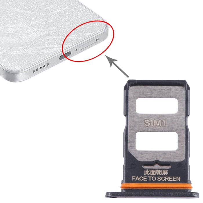 Para Xiaomi Note 13 Pro Bandeja de tarjeta SIM + Bandeja de tarjeta SIM, For Xiaomi Note 13 Pro