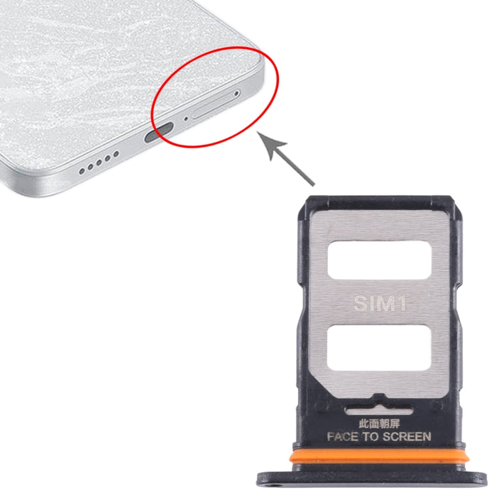 Para Xiaomi Note 13 Pro+ Bandeja de tarjeta SIM + Bandeja de tarjeta SIM, For Xiaomi Note 13 Pro+