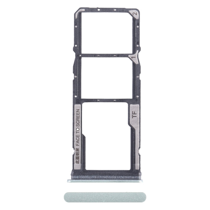 Para Xiaomi Redmi 13C Bandeja de tarjeta SIM + Bandeja de tarjeta SIM + Bandeja de tarjeta Micro SD, For Xiaomi Redmi 13C