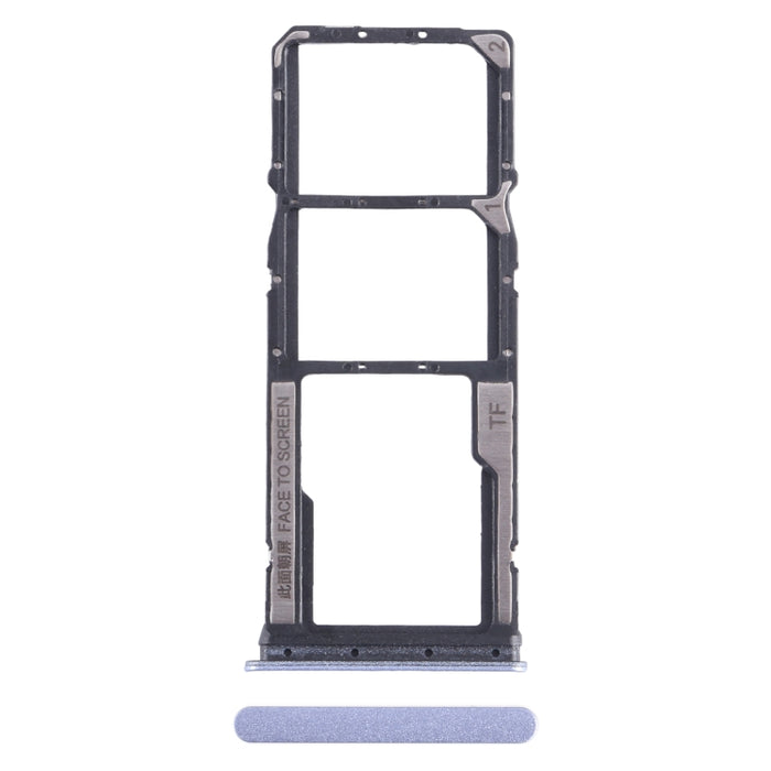 Para Xiaomi Redmi 13C Bandeja de tarjeta SIM + Bandeja de tarjeta SIM + Bandeja de tarjeta Micro SD, For Xiaomi Redmi 13C