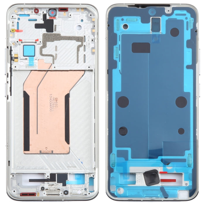 Para Xiaomi 14 Placa de bisel de marco LCD de carcasa frontal Original, For Xiaomi 14