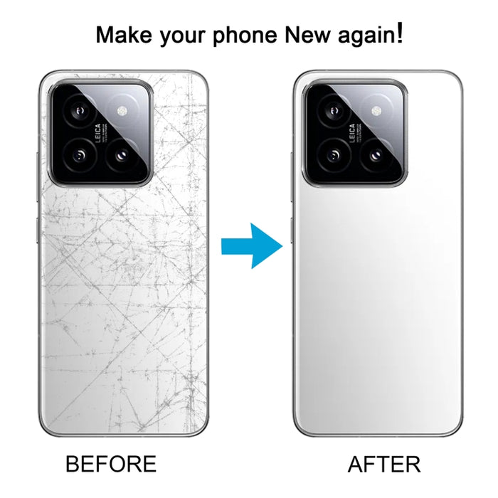 Para Xiaomi 14 Cubierta trasera de batería de material de cuero original, For Xiaomi 14