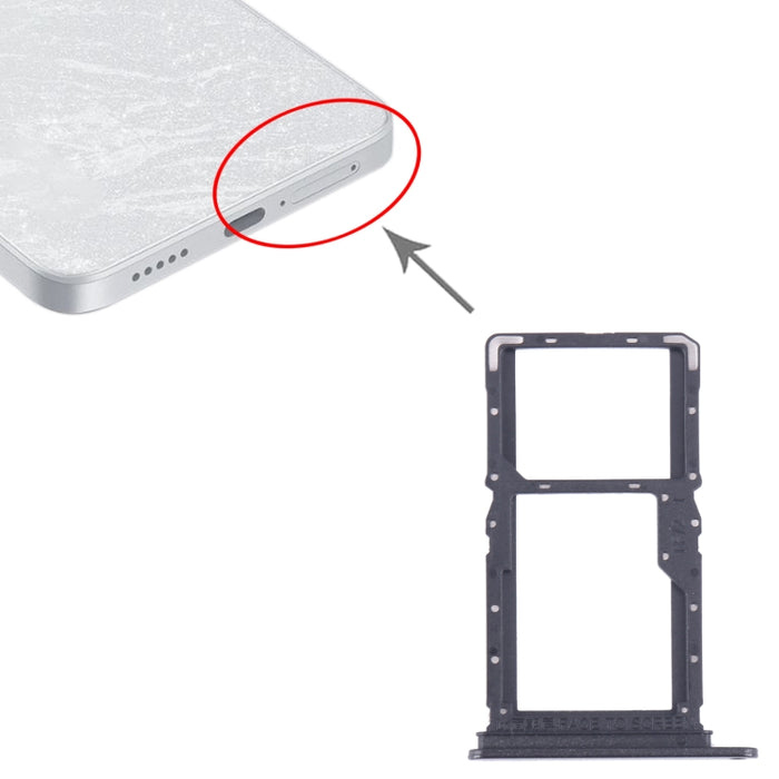 Para Xiaomi Redmi Note 13 5G Bandeja de tarjeta SIM + Bandeja de tarjeta SIM / Micro SD, For Xiaomi Redmi Note 13 5G