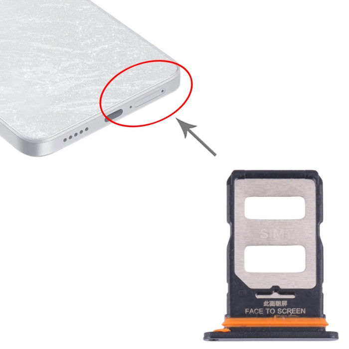 Para Xiaomi Redmi Note 13 Pro+ Bandeja de tarjeta SIM + Bandeja de tarjeta SIM, For Xiaomi Redmi Note 13 Pro+