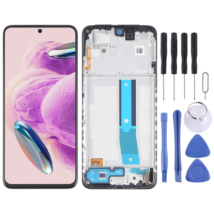Para Xiaomi Redmi Note 12S OLED Material Pantalla LCD Digitalizador Asamblea completa con marco, For Xiaomi Redmi Note 12S(OLED)