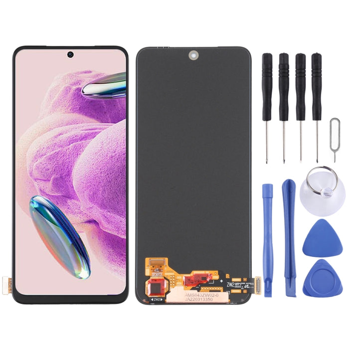 Para Xiaomi Redmi Note 12S AMOLED Material Pantalla LCD original y ensamblaje completo del digitalizador, For Xiaomi Redmi Note 12S(AMOLED Original)