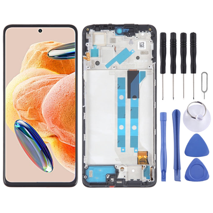 Para Xiaomi Redmi Note 12 Pro 4G OLED Material LCD Pantalla Digitalizador Asamblea completa con marco, For Xiaomi Redmi Note 12 Pro 4G(OLED )