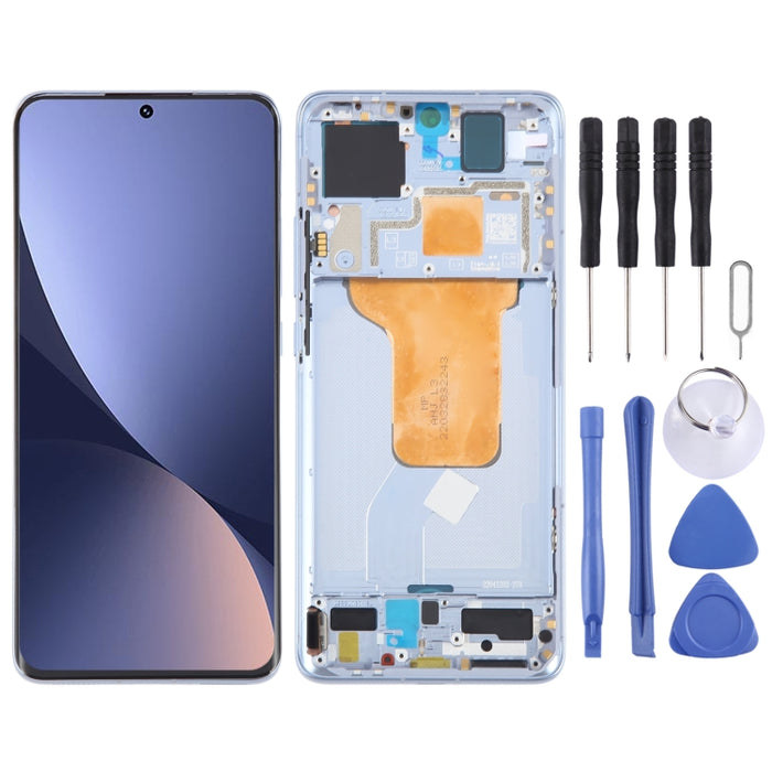 Para Xiaomi 12 Original AMOLED Material Pantalla LCD Digitalizador Asamblea completa con marco, For Xiaomi 12(Original)