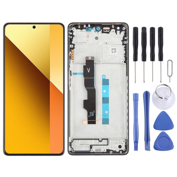 Para Xiaomi Redmi Note 13 5G Original AMOLED Material LCD Pantalla Digitalizador Asamblea completa con marco, For Xiaomi Redmi Note 13 5G(Original)