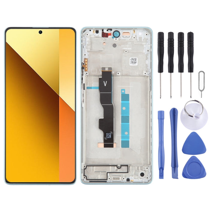 Para Xiaomi Redmi Note 13 5G Original AMOLED Material LCD Pantalla Digitalizador Asamblea completa con marco, For Xiaomi Redmi Note 13 5G(Original)