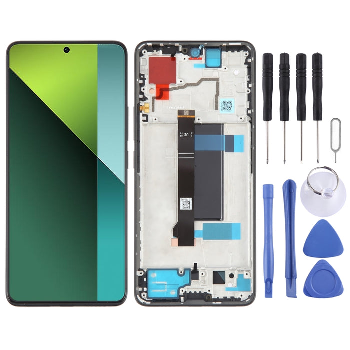 Para Xiaomi Poco X6 Original AMOLED Material Pantalla LCD Digitalizador Asamblea completa con marco, For Xiaomi Poco X6(Original)