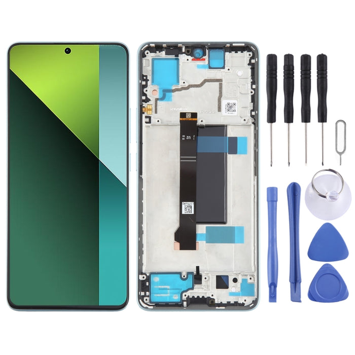 Para Xiaomi Poco X6 Original AMOLED Material Pantalla LCD Digitalizador Asamblea completa con marco, For Xiaomi Poco X6(Original)
