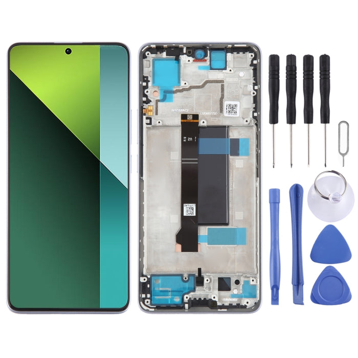 Para Xiaomi Poco X6 Original AMOLED Material Pantalla LCD Digitalizador Asamblea completa con marco, For Xiaomi Poco X6(Original)