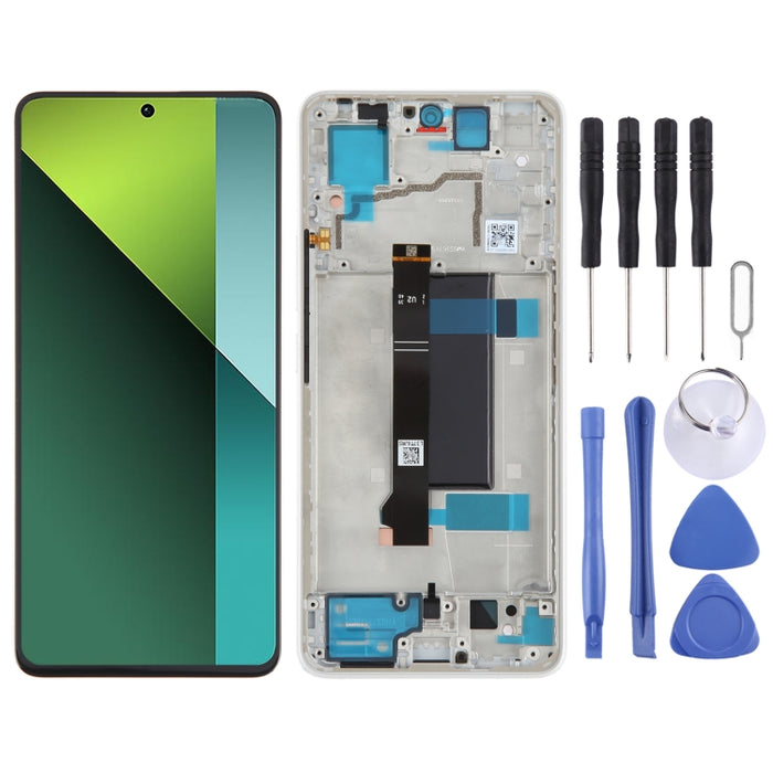 Para Xiaomi Redmi Note 13 Pro 5G Original AMOLED Material LCD Pantalla Digitalizador Montaje completo con marco, For Xiaomi Redmi Note 13 Pro 5G(Original)