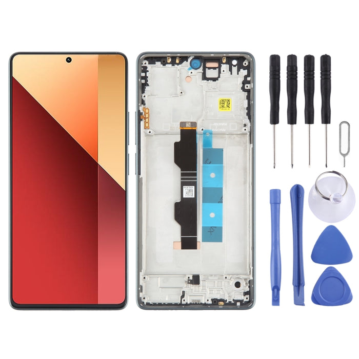 Para Xiaomi Poco M6 Pro 4G Original AMOLED Material LCD Pantalla Digitalizador Asamblea completa con marco, For Xiaomi Poco M6 Pro 4G(Original)