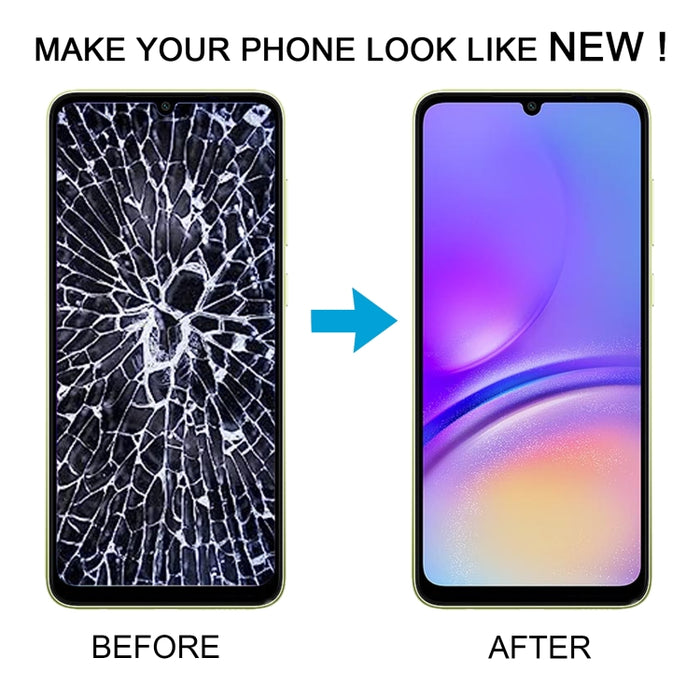 Para Samsung Galaxy A05 SM-A055F Montaje completo del digitalizador de pantalla LCD original con marco
