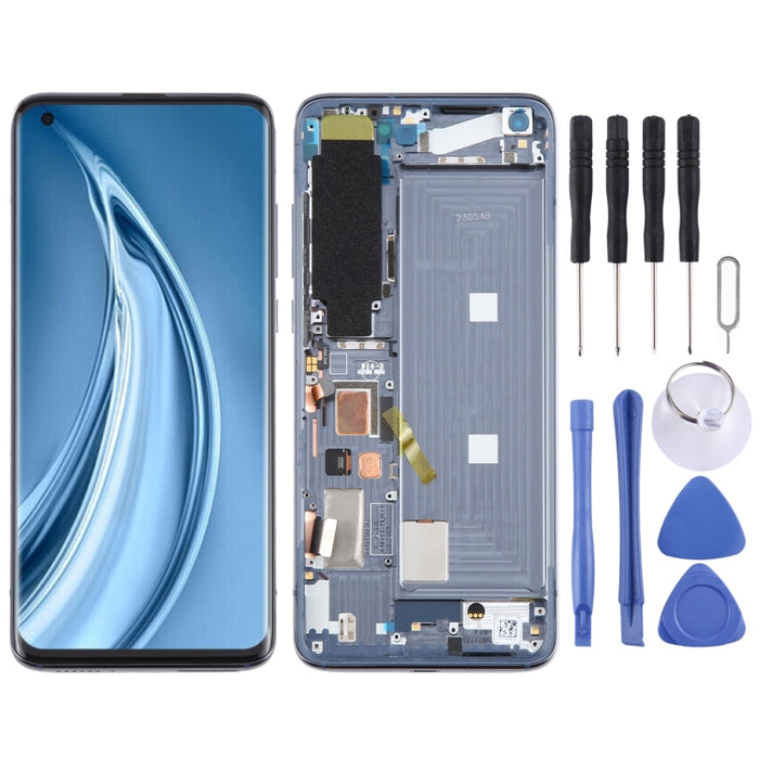 Pantalla LCD AMOLED original para Xiaomi 10s, digitalizador, montaje completo con marco, For Xiaomi Mi 10s(Original)