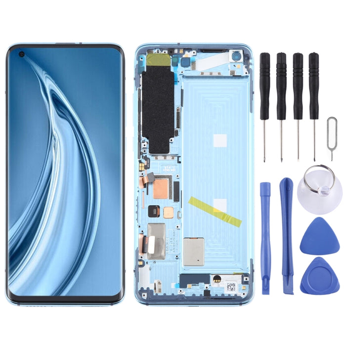 Pantalla LCD AMOLED original para Xiaomi 10s, digitalizador, montaje completo con marco, For Xiaomi Mi 10s(Original)