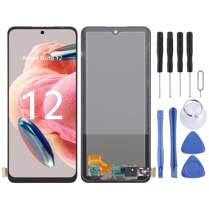 Para Xiaomi Redmi Note 12 4G Pantalla LCD TFT con digitalizador de montaje completo, no compatible con identificación de huellas dactilares, For Xiaomi Redmi Note 12 4G (TFT)