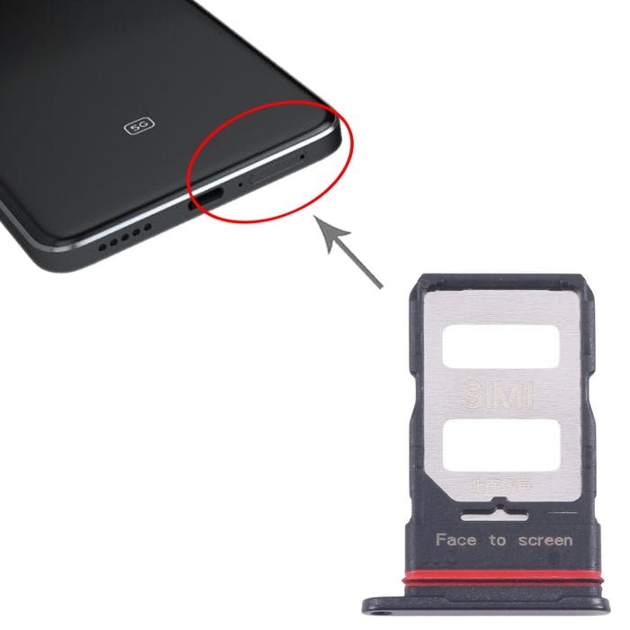 Para Xiaomi Poco X6 Pro 5G Bandeja de Tarjeta SIM Original + Bandeja de Tarjeta SIM, For Xiaomi Poco X6 Pro 5G