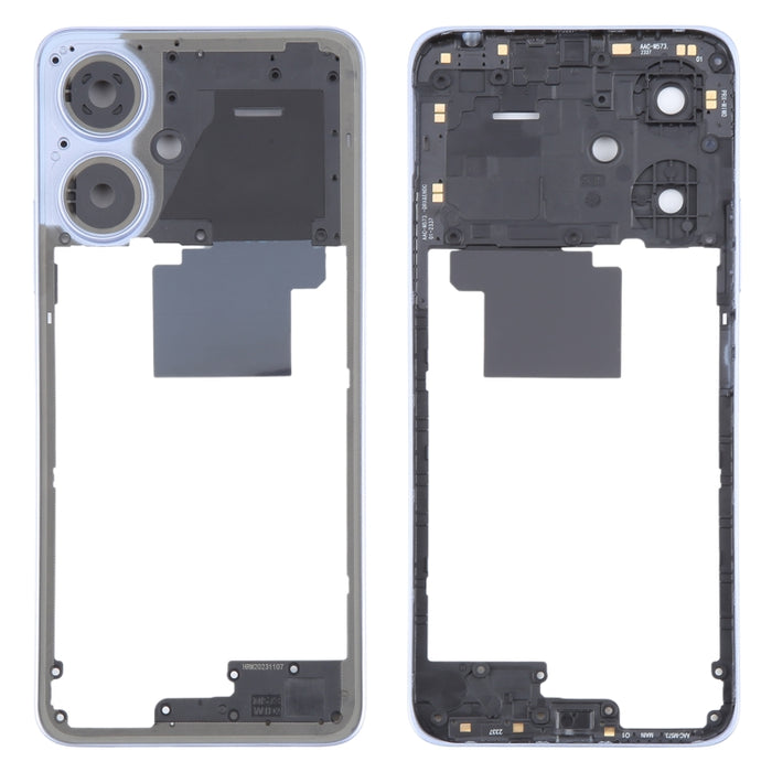 Placa de bisel del marco central original para Xiaomi Poco M6, For Xiaomi Poco M6(Original)