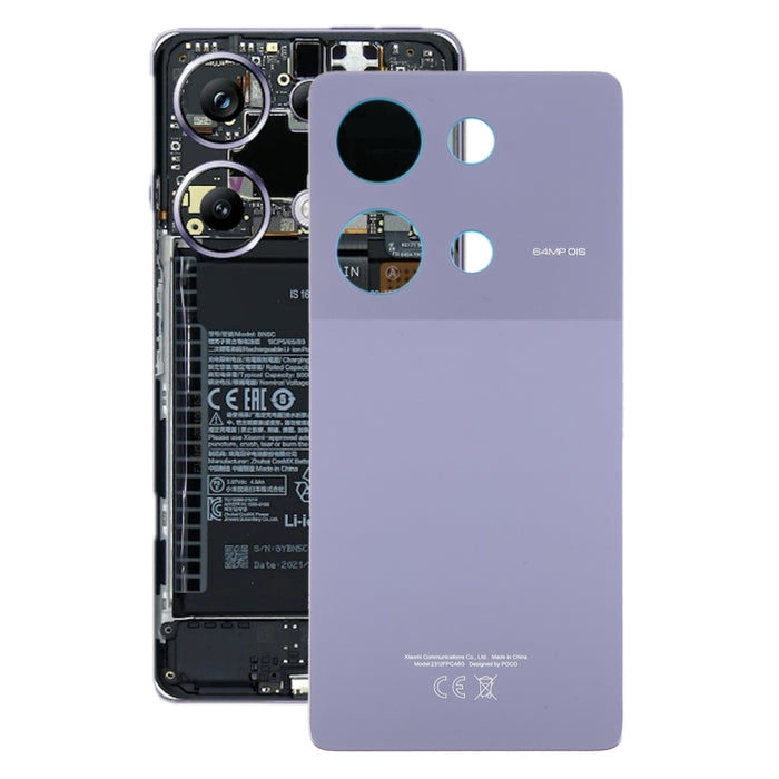 Tapa trasera de batería original para Xiaomi Poco M6 Pro 4G, For Xiaomi Poco M6 Pro 4G(Original)