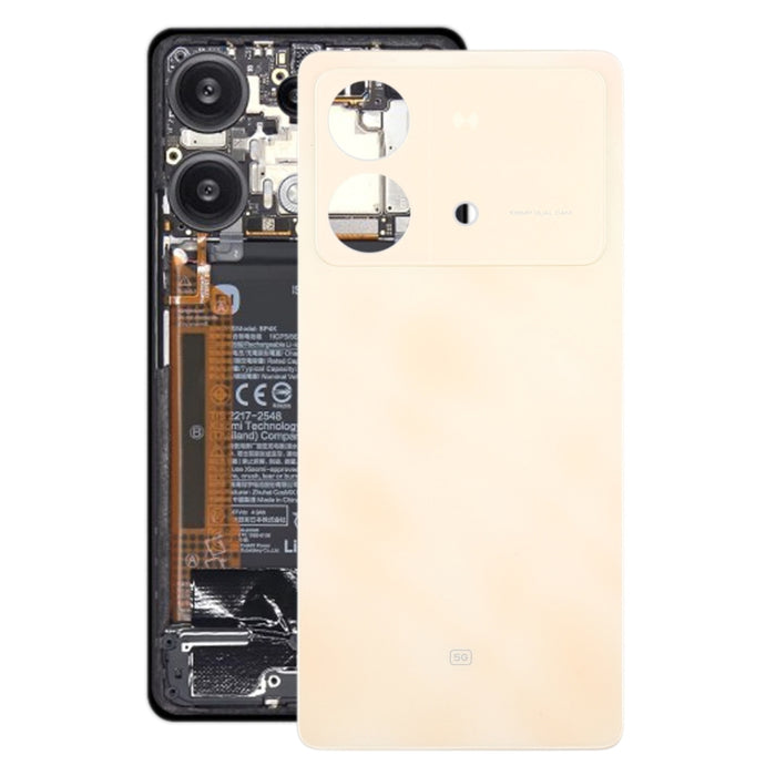 Tapa trasera de batería original para Xiaomi Poco X6 Neo, For Xiaomi Poco X6 Neo(Original)