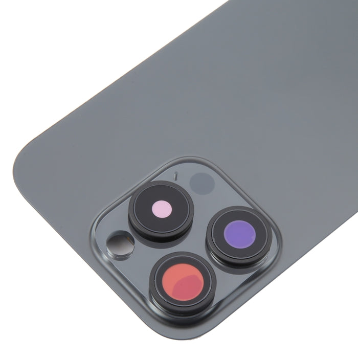 Para iPhone 16 Pro, cubierta trasera de batería original de vidrio con cubierta de lente de cámara, For iPhone 16 Pro