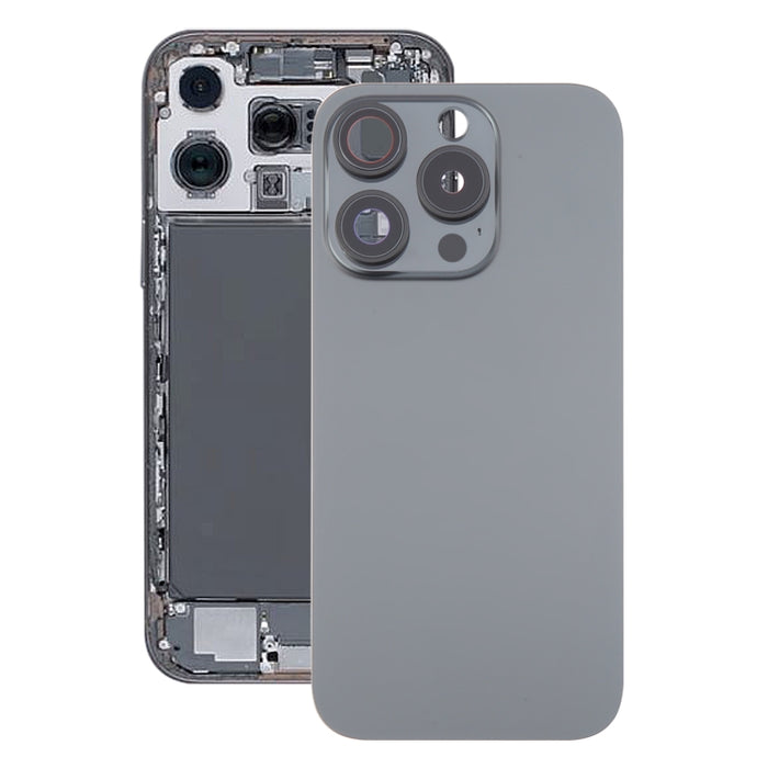 Para iPhone 16 Pro, cubierta trasera de batería original de vidrio con cubierta de lente de cámara, For iPhone 16 Pro