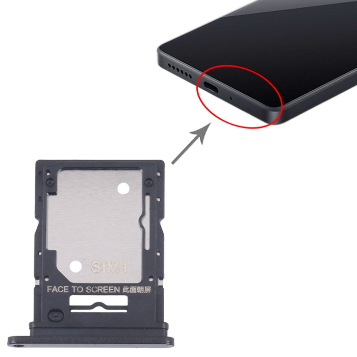 Bandeja para tarjeta SIM original + bandeja para tarjeta SIM/Micro SD para Xiaomi Redmi 13 4G, For Xiaomi Redmi Note 13 4G(Original)
